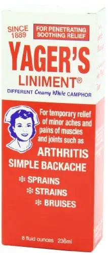 Yager's Pain Relieving Liniment, 8 Ounces OAKHURST COMPANY uk supplements