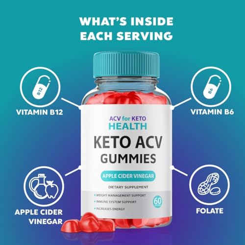 (3 Pack) ACV for Keto Health - Premium Apple Cider Vinegar Gummies – Natural Detox Hidden Elixir uk supplements