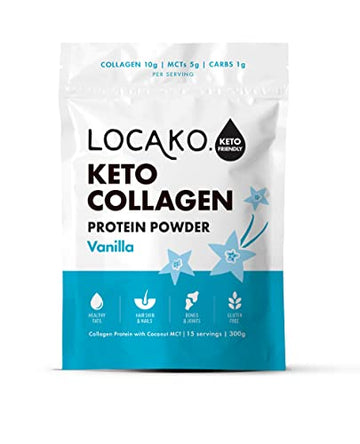 Locako Keto Collagen Vanilla Protein Powder LOCAKO uk supplements