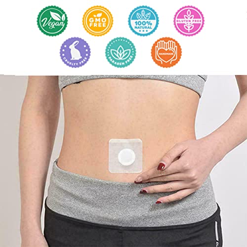 Wormwood Belly Patch,30Pcs Mugwort Abdomen Navel Patch and 30Pcs Moxibustion Patch BEANGG uk supplements