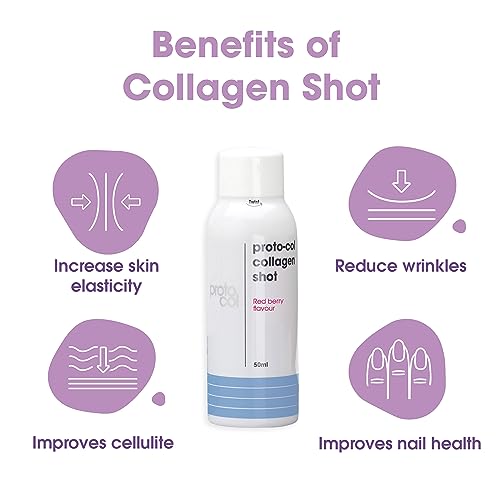 Proto-col, Women’s Liquid Collagen Drink, 10 Shots of Type 1 and 3 Collagen for Body Proto-Col uk supplements