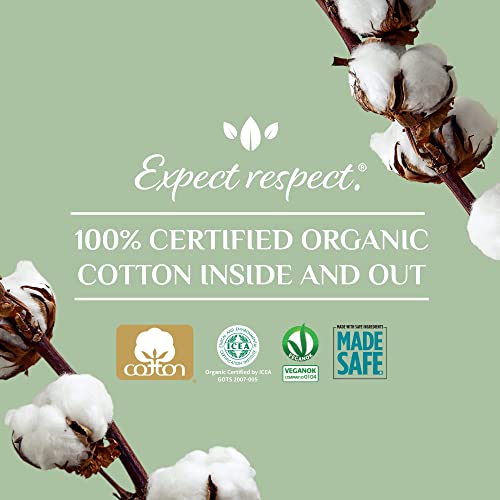 Organyc 100% Certified Organic Cotton Folded Panty Liner, Ultra Thin, Light Flow, 24 Count Organyc uk supplements
