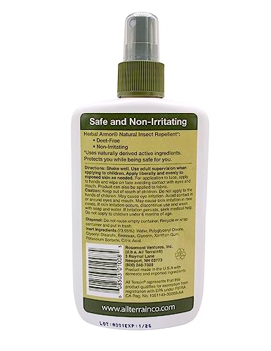All Terrain Herbal Armor Natural Insect Repellent, DEET-FREE Pump Spray All Terrain uk supplements