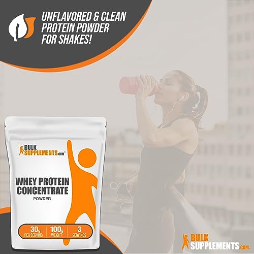 BULKSUPPLEMENTS.COM Whey Protein Concentrate Powder - Unflavored Protein Powder BULKSUPPLEMENTS.COM uk supplements