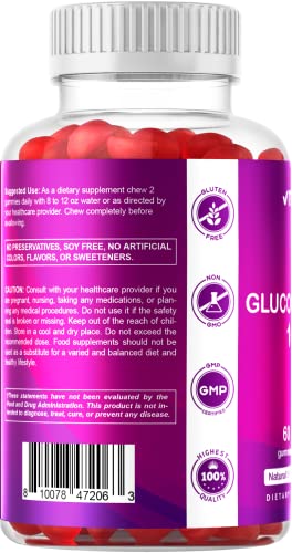Vitamatic Sugar Free Glucomannan Gummies (Amorphophallus Konjac Root) - 1000mg per Vitamatic uk supplements