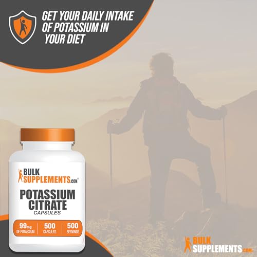 BulkSupplements.com Potassium Citrate Capsules - Potassium Supplement, Potassium BULKSUPPLEMENTS.COM uk supplements