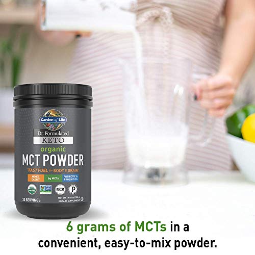 Garden of Life Dr. Formulated Keto Organic MCT Powder - 30 Servings, 6g MCTs Garden of Life uk supplements