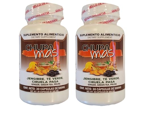 Lenico Comercializadora ChupaMas 60 Capsules Ginger, Green Tea, Prune, Artichoke Lenico Comercializadora uk supplements