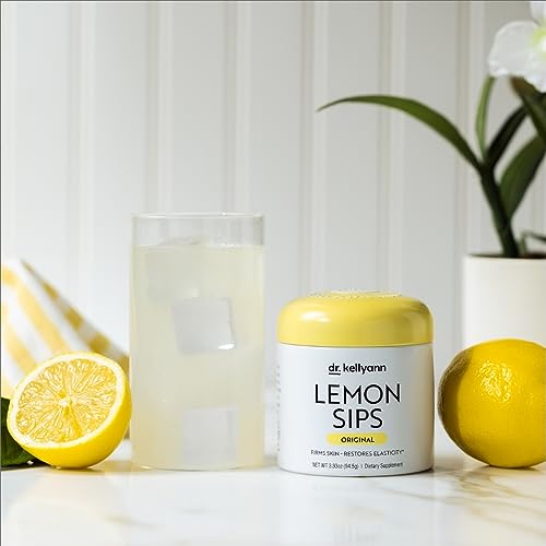 Dr. Kellyann Lemon Sips - Diet Citrus Drink Mix - Rehydrate, Detox, Revitalize - Sugar Free Dr. Kellyann uk supplements