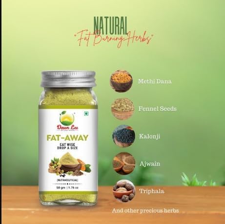 Dawn Lee Fat Away Natural Herbs Blends for Fat Cut, Weight Balancing Herbs Weight Loss Dawn Lee ( 18th Century Goodness ) uk supplements