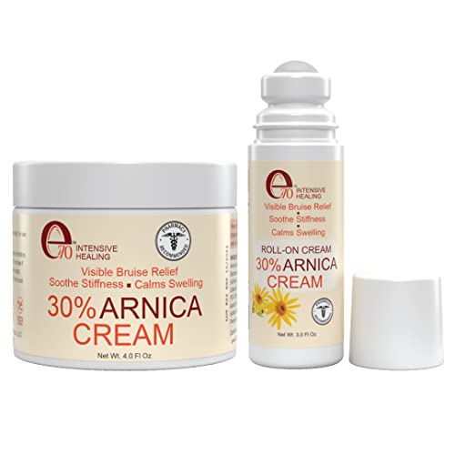e70 Arnica Cream & Roll-On for Visible Bruise Relief, soothes Stiffness, Calms Swelling Formula e70 uk supplements
