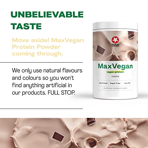 MaxiNutrition - MaxVegan Protein Powder, Chocolate - Plant Based Protein Food Supplement MaxiNutrition uk supplements