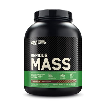 Optimum Nutrition Serious Mass, Weight Gainer Protein Powder, Chocolate, 6 Pound Optimum Nutrition uk supplements
