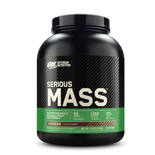 Optimum Nutrition Serious Mass, Weight Gainer Protein Powder, Chocolate, 6 Pound Optimum Nutrition uk supplements
