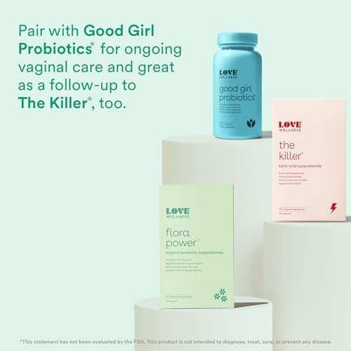 Love Wellness Vaginal Probiotic Suppositories, Flora Power | Fast-Acting Love Wellness uk supplements