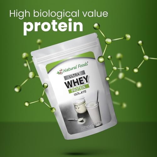 Z Natural Foods Whey Protein Powder Isolate, Unsweetened Protein Powder Enriched Z Natural Foods uk supplements