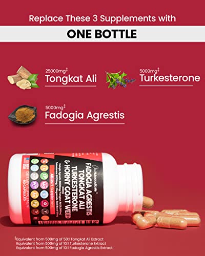 Fadogia Agrestis 5000mg Tongkat Ali 25000mg Turkesterone 5000mg Clean Nutraceuticals uk supplements