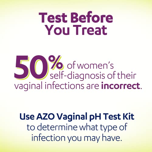 AZO Vaginal pH Test Kit, Clinically-Tested Vaginal Infection Test Kit, Fast & Accurate Results AZO uk supplements