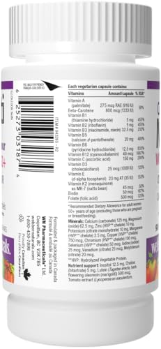 Webber Naturals Women's 50+ Most Complete Multi, 90 Vegetarian Capsules Webber Naturals uk supplements