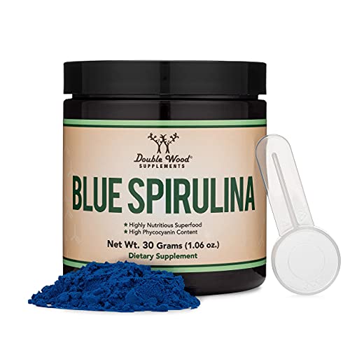 Blue Spirulina Powder - Maximum 35% Phycocyanin Content, Superfood Powder from Blue Double Wood Supplements uk supplements