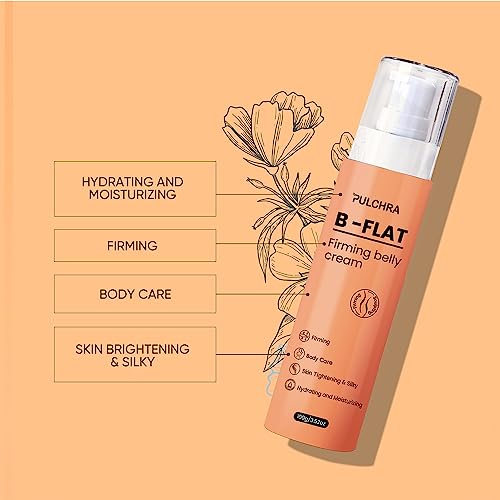 Pulchra B Flat Belly Firming Cream, Skin Tightening Cream for Cellulite, Firming and Tightening Pulchra uk supplements