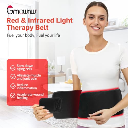 Red Light Therapy for Body, Infrared Light Therapy for Shoulder Waist Muscle Pain Relief GMOWNW uk supplements