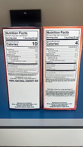 Total Tea Detox Tea & Energy Tea Set - 25 Day Detox Tea - Herbal SIim Tea Total Tea uk supplements