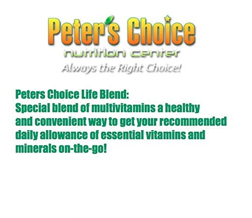 Peter's Choice Life Blend, 16oz, Multivitamin & Mineral Powder, Unsweetened, 32 Servings per Container. Made in The USA Peter's Choice uk supplements