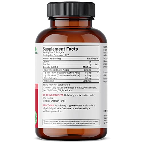 Futurebiotics Antarctic Krill Oil 2000mg with Astaxanthin, Omega-3s EPA, DHA and Phospho Futurebiotics uk supplements