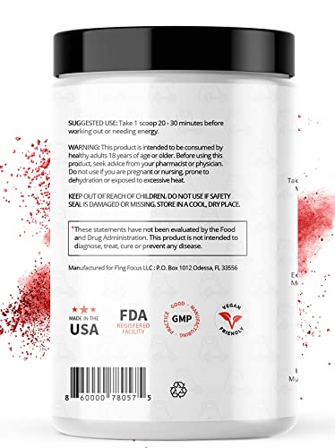 F'ing Workout - Explosive Pre-Workout Supplement (Sour Peach Rings) F'ing uk supplements