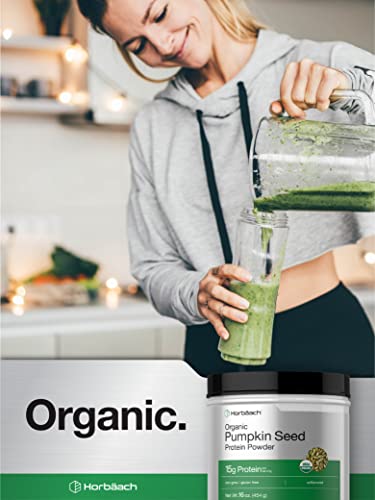 Pumpkin Seed Protein Powder Organic | 16 oz | Vegetarian, Gluten Free, and Non-GMO Horbäach uk supplements
