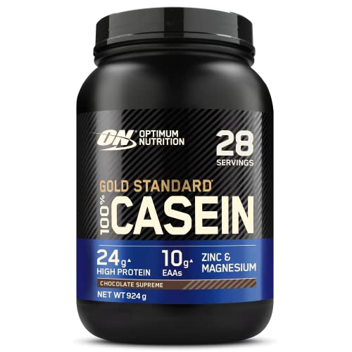 Optimum Nutrition Gold Standard 100% Casein Slow Digesting Protein Powder with Zinc Optimum Nutrition uk supplements