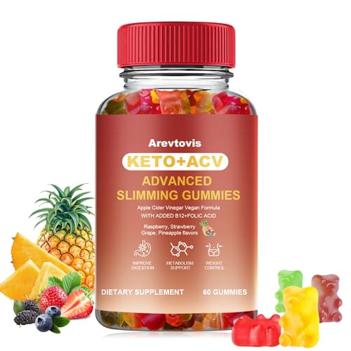 Arevtovis Apple Cider Vinegar Gummies - Boost Energy, Detox & Support Gut Health ACV Arevtovis uk supplements