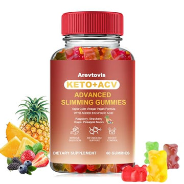 Arevtovis Apple Cider Vinegar Gummies - Boost Energy, Detox & Support Gut Health ACV Arevtovis uk supplements