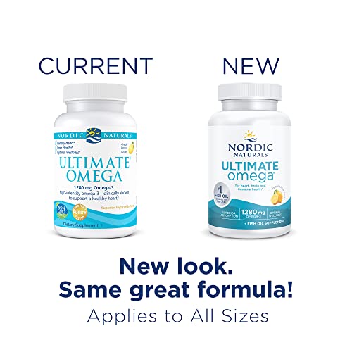 Nordic Naturals Ultimate Omega, Lemon Flavor - 120 Soft Gels - 1280 mg Omega-3 Nordic Naturals uk supplements
