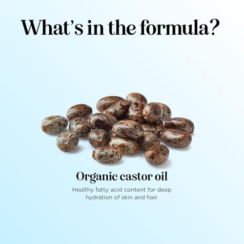 Hexane Free Organic Castor Oil - USDA Organic Castor Oil for Body Detox Hair Growth & Skin Care Maple Holistics uk supplements
