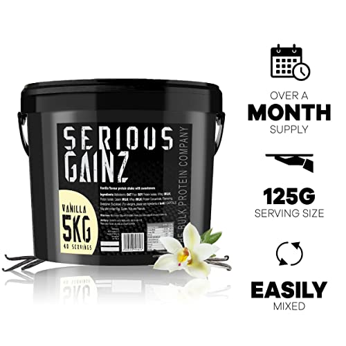 The Bulk Protein Company, SERIOUS GAINZ - Whey Protein Powder - Weight Gain, Mass Gainer The Bulk Protein Company uk supplements