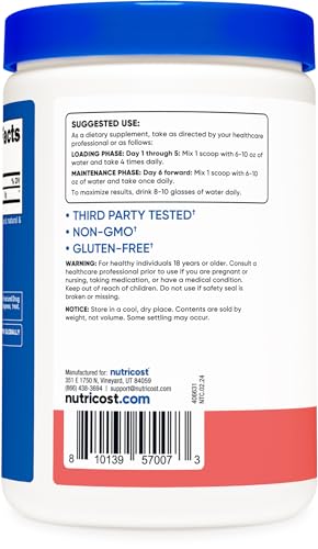 Nutricost Creatine Monohydrate Powder (Watermelon, 500 Gram) - Micronized Creatine Nutricost uk supplements