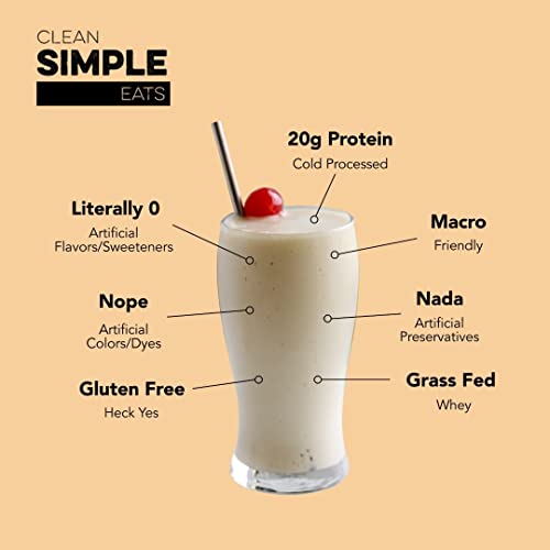 Clean Simple Eats Coconut Cream Whey Protein Powder, Natural Sweetened and Cold Clean Simple Eats uk supplements