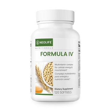 NeoLife - Formula IV Softgel - Vitamins A, C, D, E, B Complex, Multivitamins & Multi-Minerals, Multivitamin for Women & Men, TRE-EN-EN Grain Blend Supplements, Phyto Enzyme Blend - 120 Softgels NeoLife uk supplements