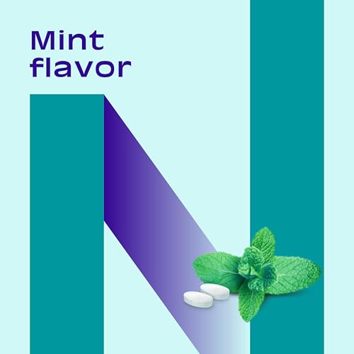 Nicorette 4 mg Mini Nicotine Lozenges to Quit Smoking - Mint Flavored Stop Nicorette uk supplements