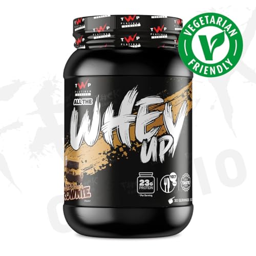 TWP Nutrition Platinum Series All The Whey Up Protein Powder Shake, 23g Whey Protein, Low Fat TWP uk supplements