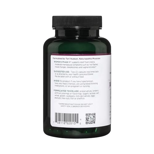 Vitanica Women's Phase II, Menopause Support, Vegan, 90 Capsules Vitanica uk supplements