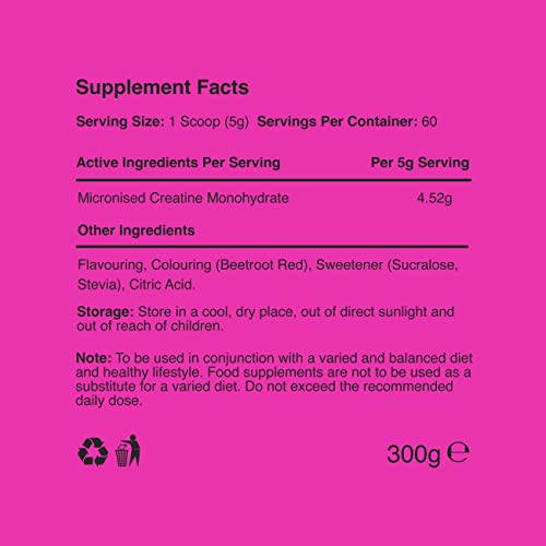Warrior Creatine Monohydrate Powder – 300g – Micronised for Easy Mixing and Consumpti Warrior uk supplements