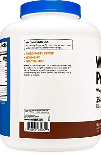 Nutricost Whey Protein Concentrate (Chocolate) 5LBS Nutricost uk supplements