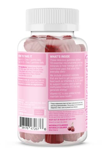 SUKU Vitamins Teen Girl Gummies – Sugar Free Vegetarian Gummy Vitamins Supplement SUKU Vitamins uk supplements