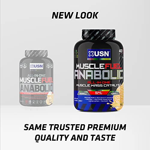 USN Muscle Fuel Anabolic Banana All-in-one Protein Powder Shake (2kg): Workout-Boosting USN uk supplements