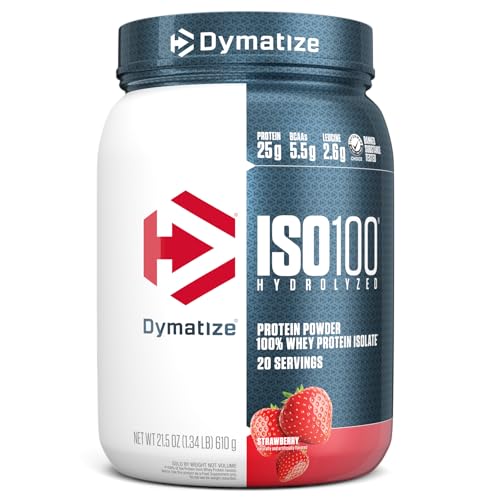 Dymatize ISO100 Hydrolyzed Protein Powder, 100% Whey Isolate Protein, 25g of Protein Dymatize uk supplements