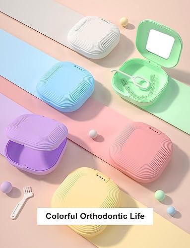 HEMILAB® Retainer Case, Slim Aligner Case with Vent Holes, Compatible with Invisalign HEMILAB uk supplements