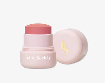 Polite Society Polite Pops Powder Blush Stick, Hybrid Cream to Powder Formula, Buildable Color with Coastal Plant and Vitamin E,Paris baby pink Aus Healthcare uk supplements